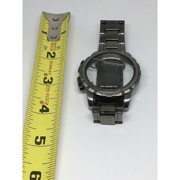 Fossil Jewelry - Fossil Watch Bracelet Use For Parts Links Case Band 22/20mm Poor Condition T757